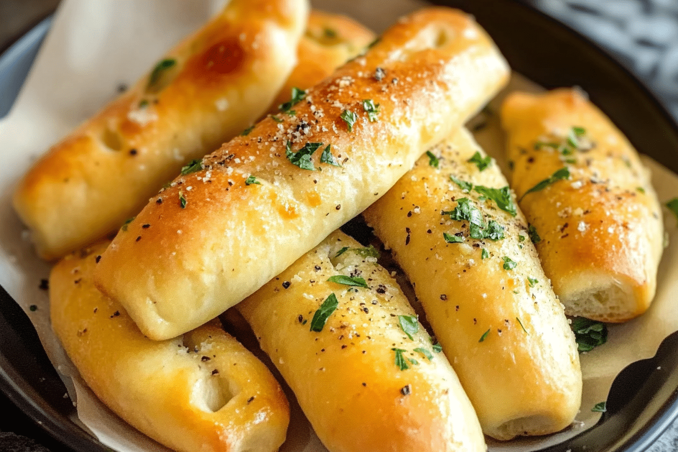 Olive Garlic Breadsticks