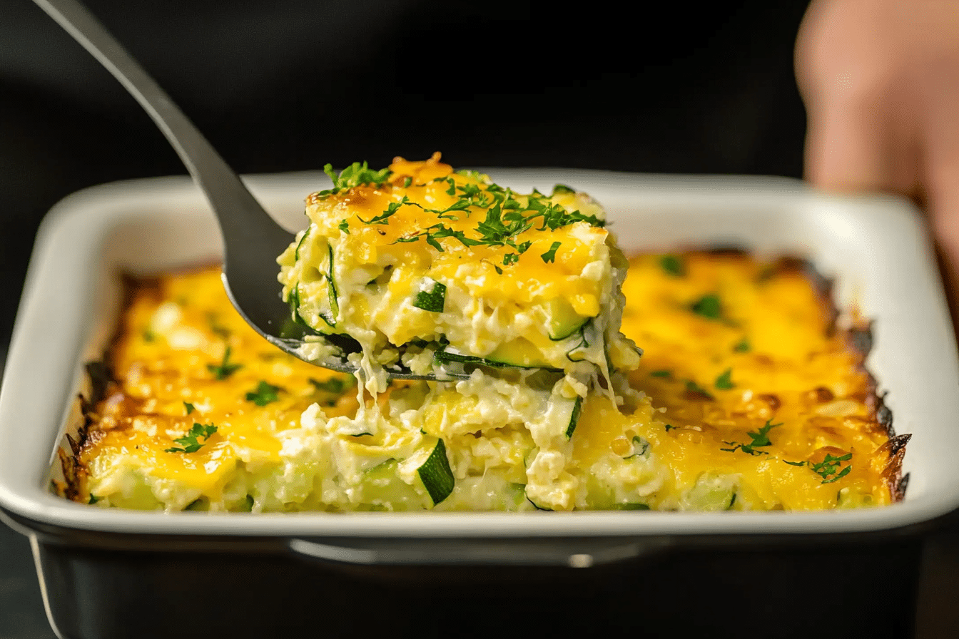 Cheesy Zucchini Casserole