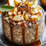 Salted Caramel Apple Overnight Oats