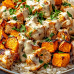 Chicken and Sweet Potato Rice Bowl