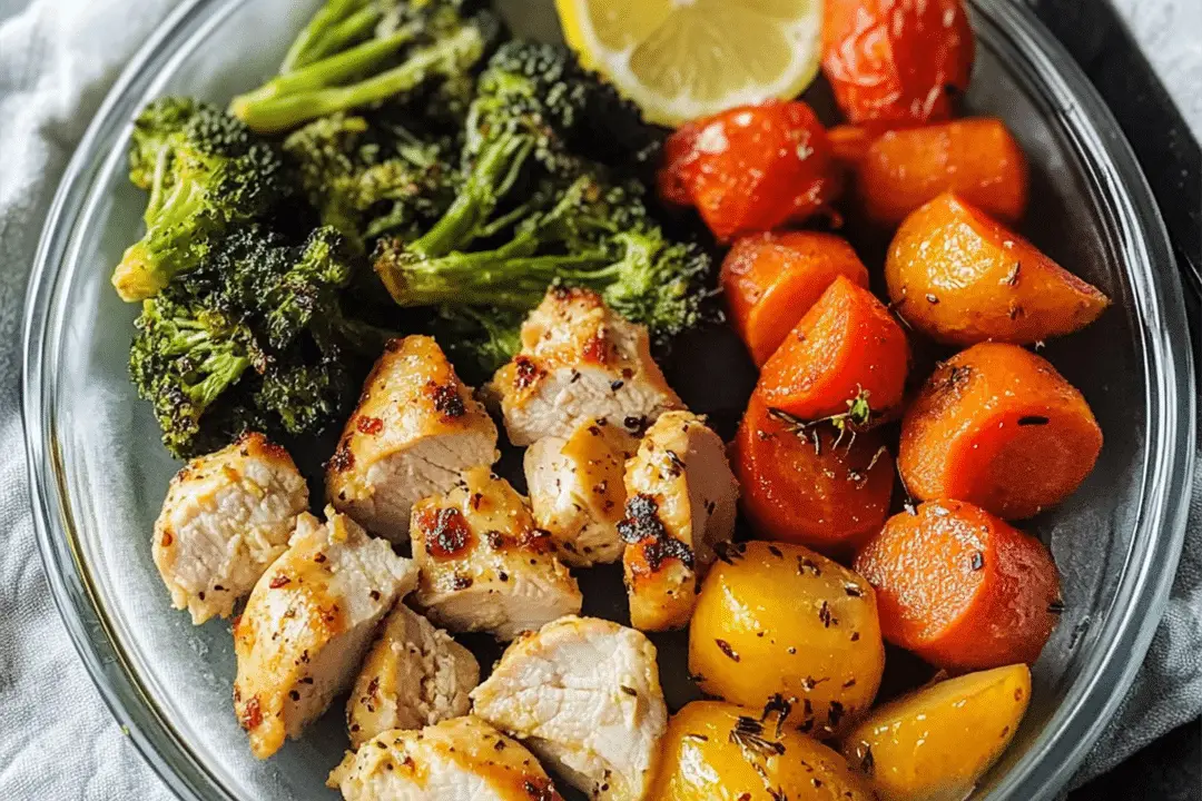 Lemon Chicken & Veggies Meal Prep