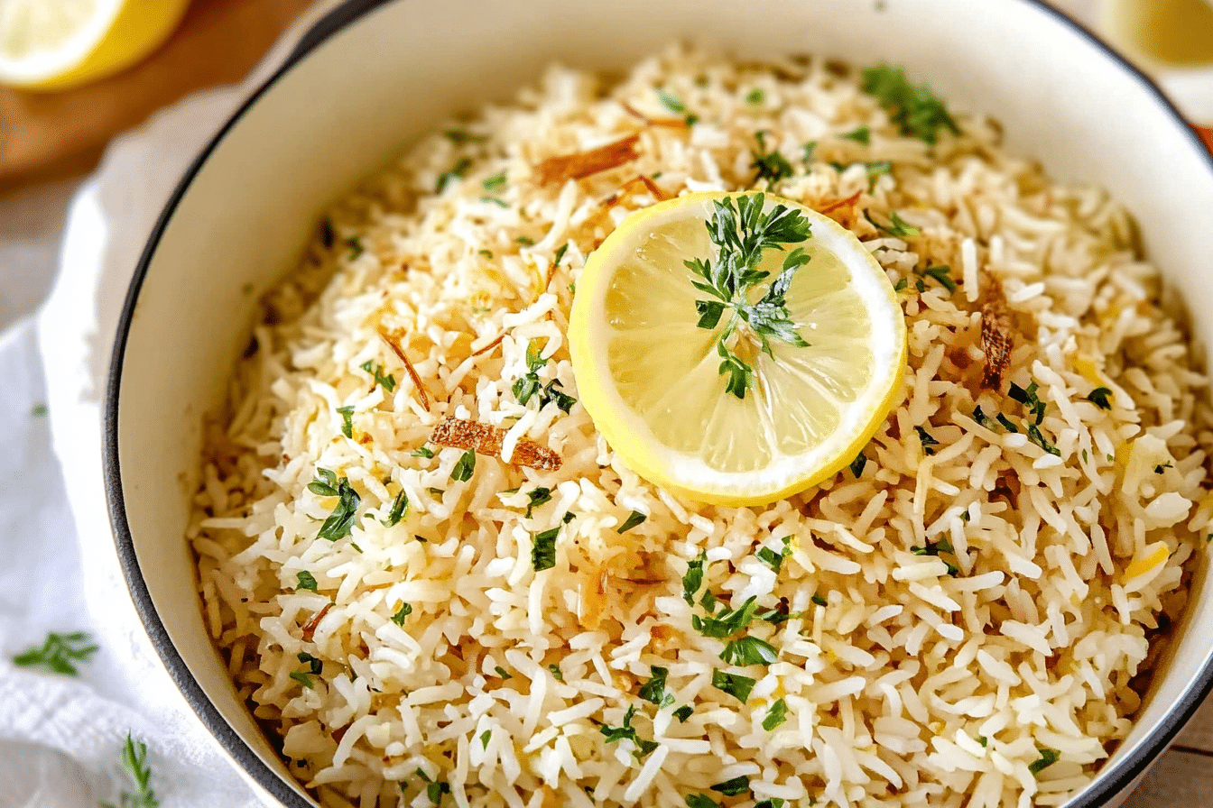 Lemon Rice Pilaf