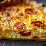 Cheesy Tomato Quiche