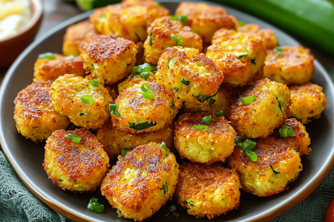 Crispy Zucchini Tots