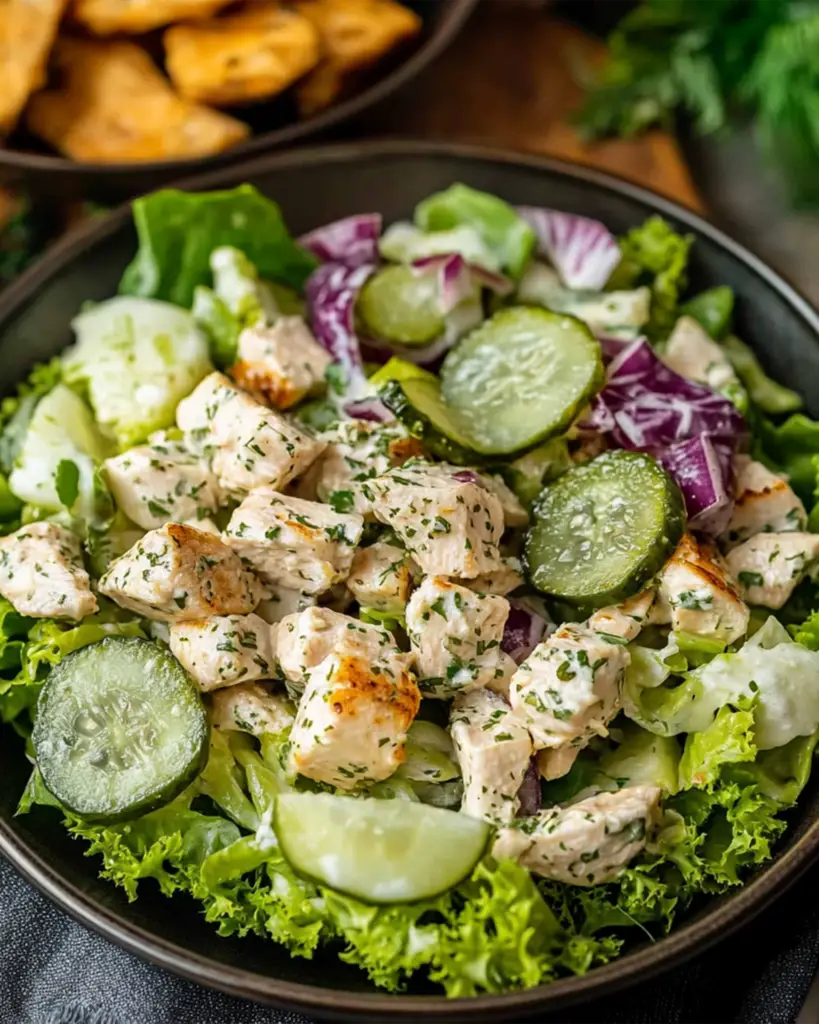Dill Pickle Chicken Salad