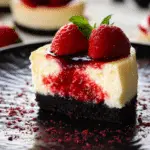 Mini Strawberry Swirl Cheesecake