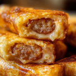 Sausage French Toast Roll-Ups