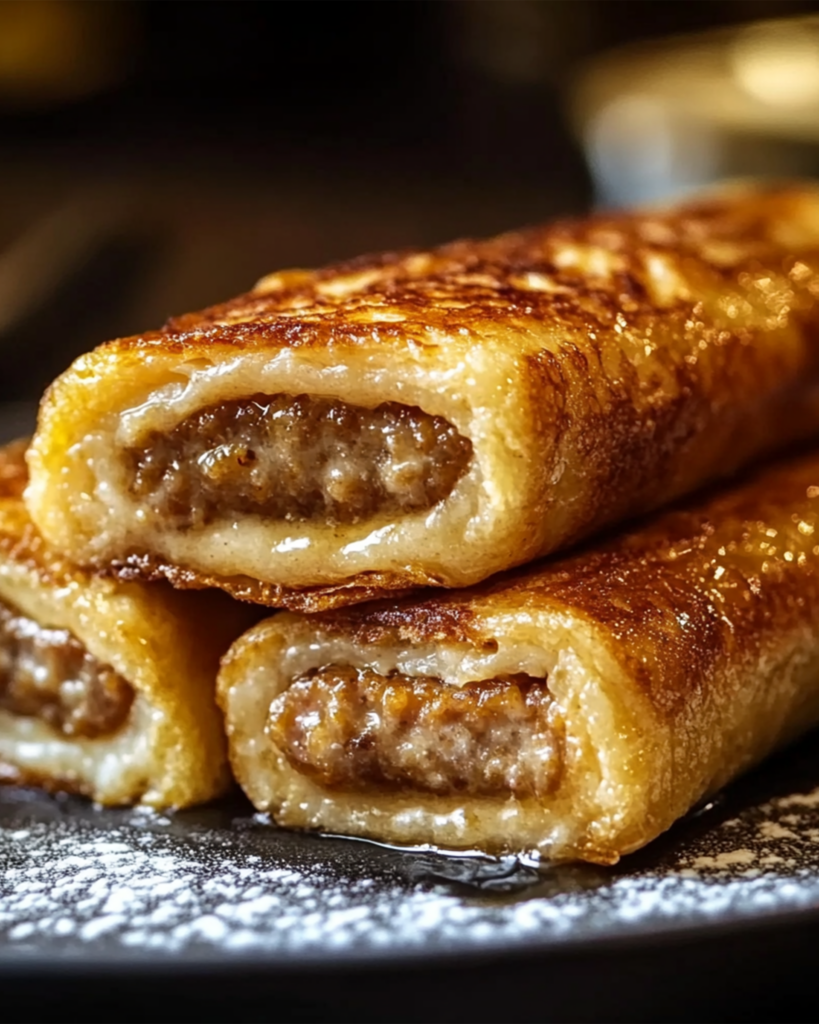 Sausage French Toast Roll-Ups