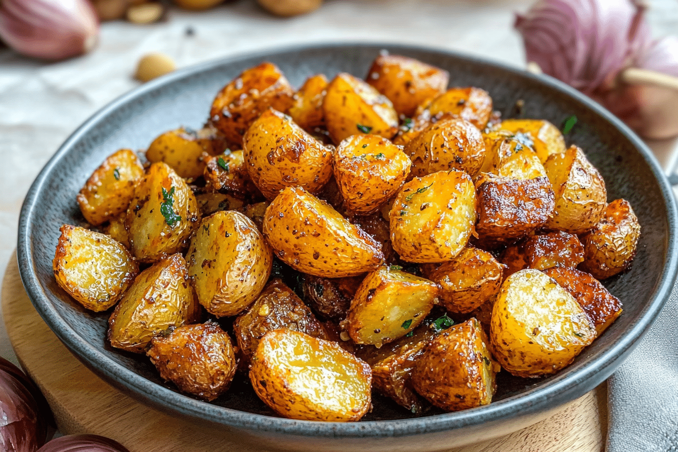 Garlic Butter Roasted Potatoes