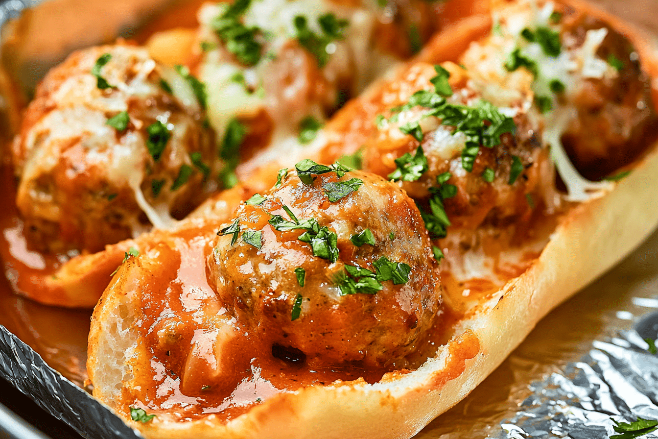 Baked Italian Turkey Meatballs