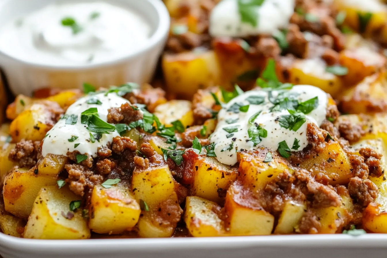 Spiced Meat & Potatoes