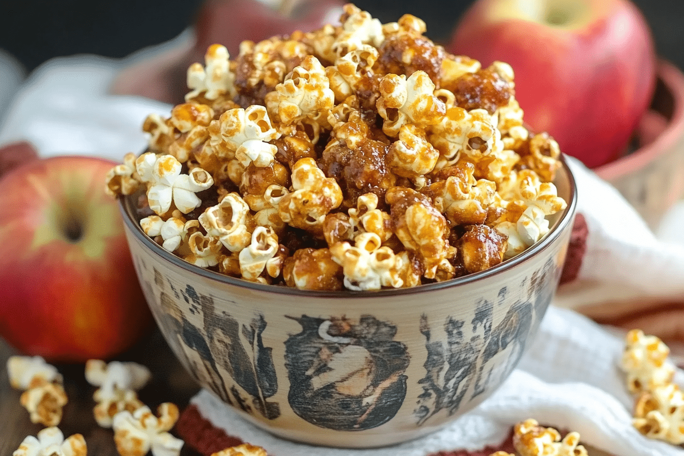 Apple Pie Bourbon Flavored Popcorn Mix Recipe