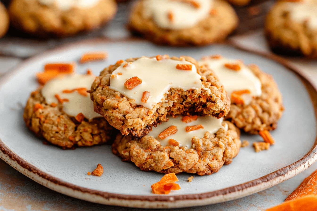 Vegan Carrot Cake Cookies