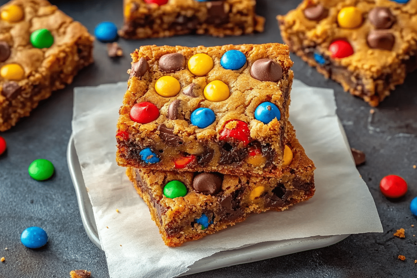 Monster Cookie Bars