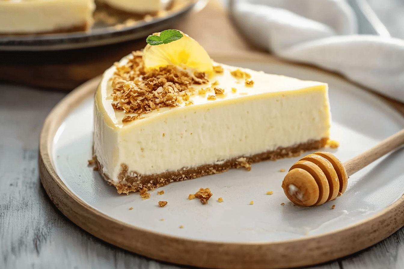 Honey Cheesecake (No-Bake)