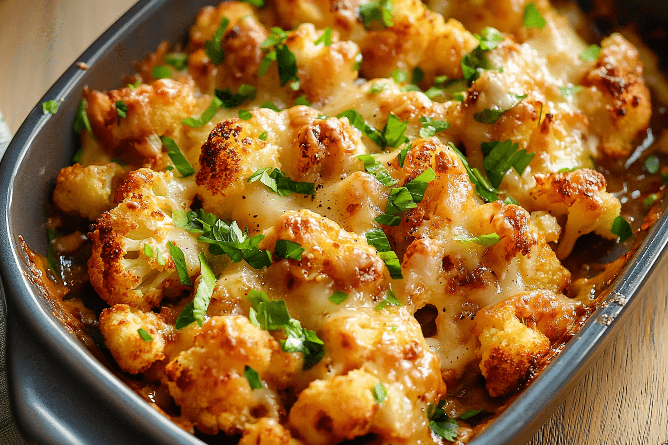 Smoky Garlic Aioli Cauliflower Cheese
