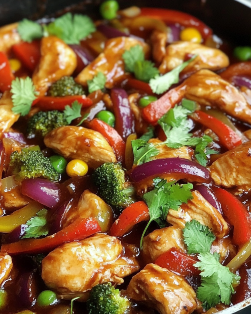 Chicken Veggie Teriyaki Skillet