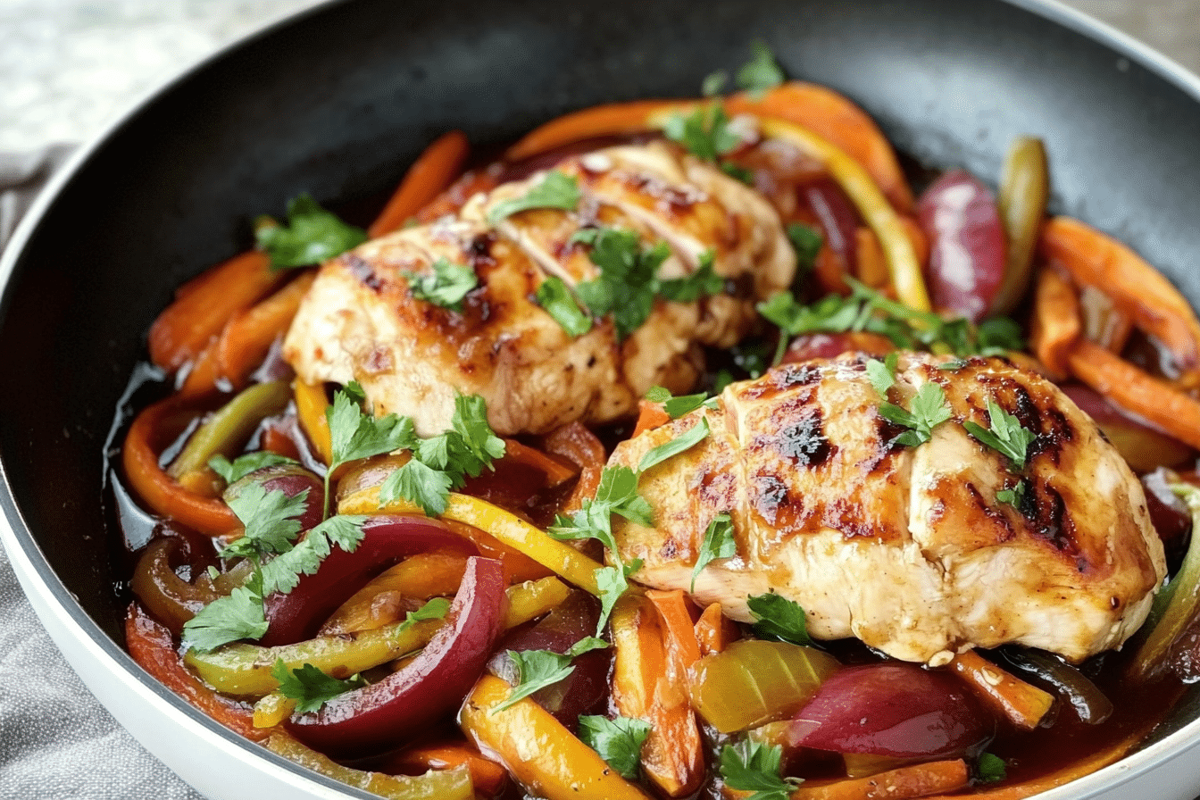 Chicken Veggie Teriyaki Skillet