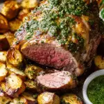 Roast Leg of Lamb with Mint Sauce