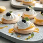 Mini Meringues with Lemon Curd