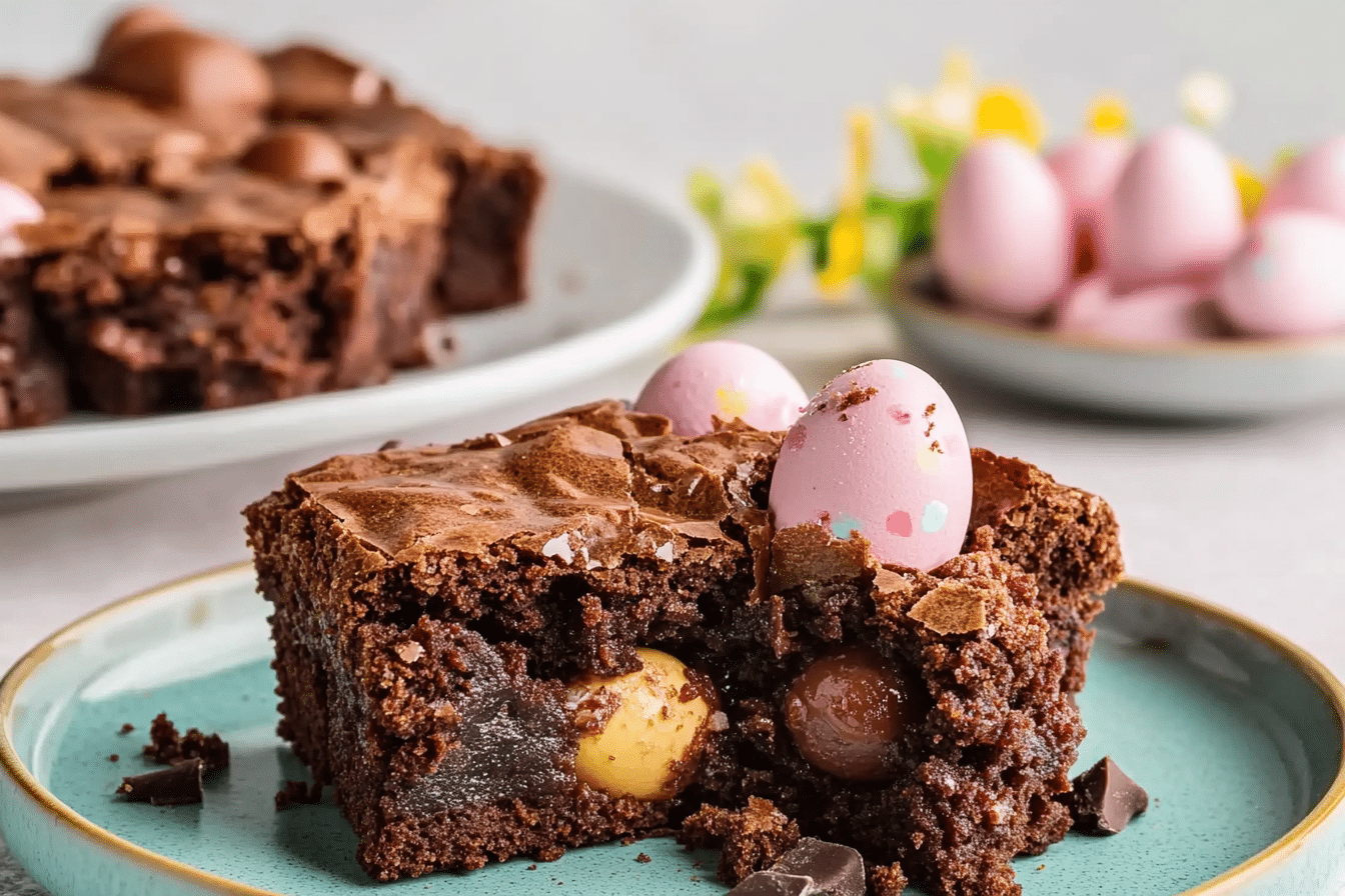 Easter Egg Brownies