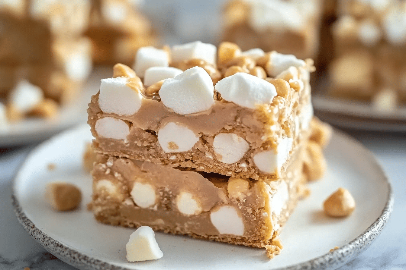Peanut Butter Marshmallow Squares