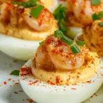 Cajun Firecracker Shrimp Deviled Eggs