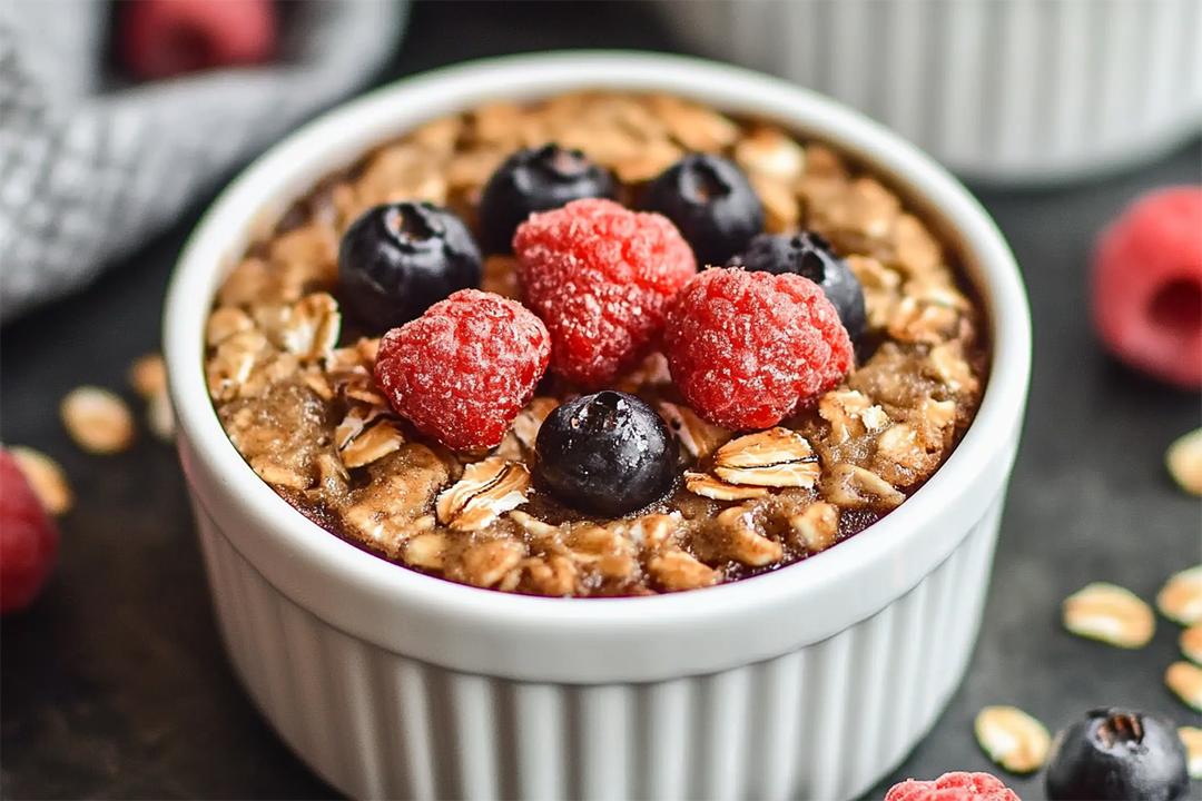 Blended Baked Oats