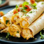 Baked Chicken and Cheese Taquitos