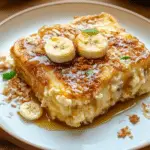Banana Cheesecake French Toast Casserole