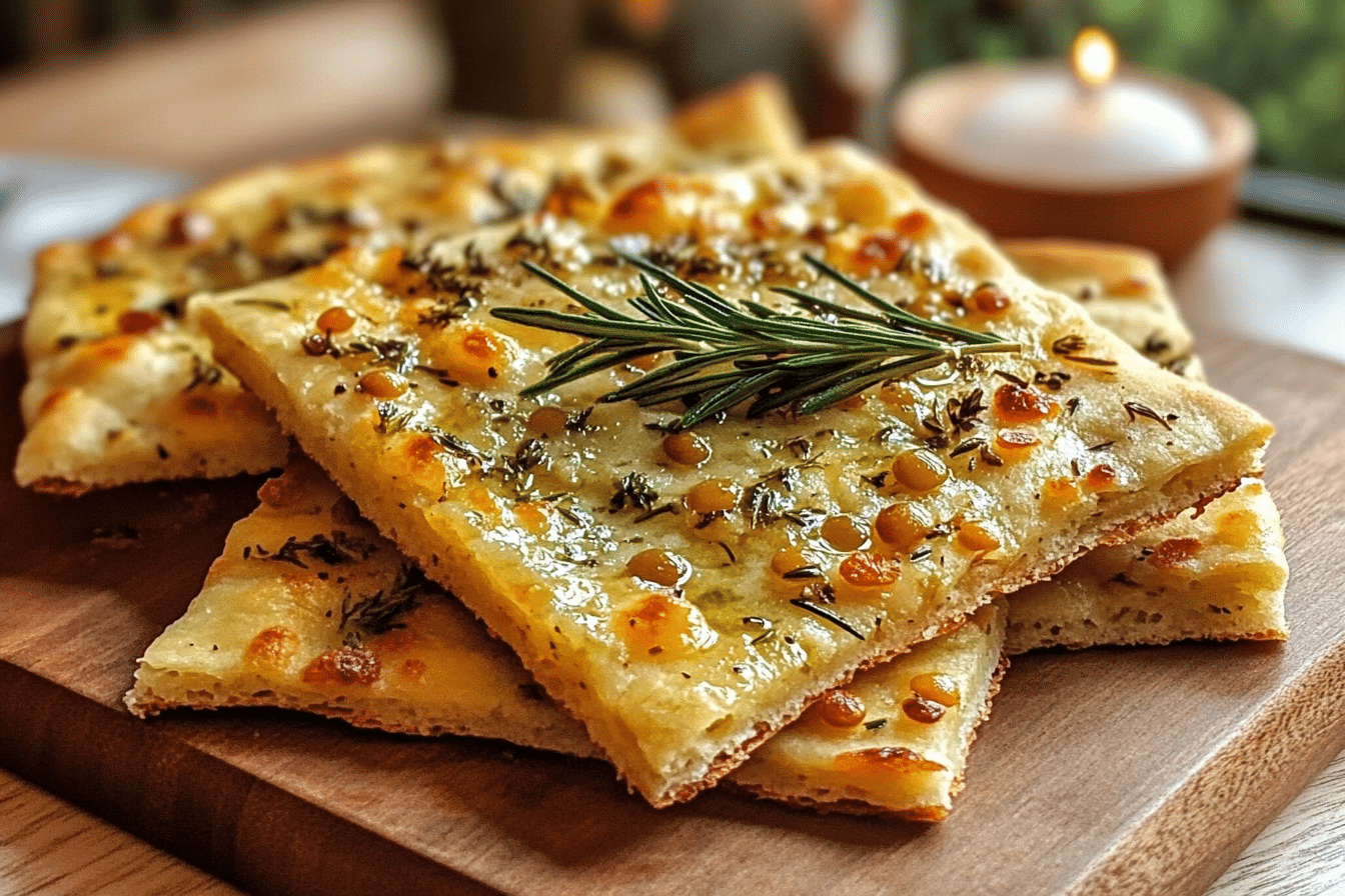 Lentil Rosemary Flatbread