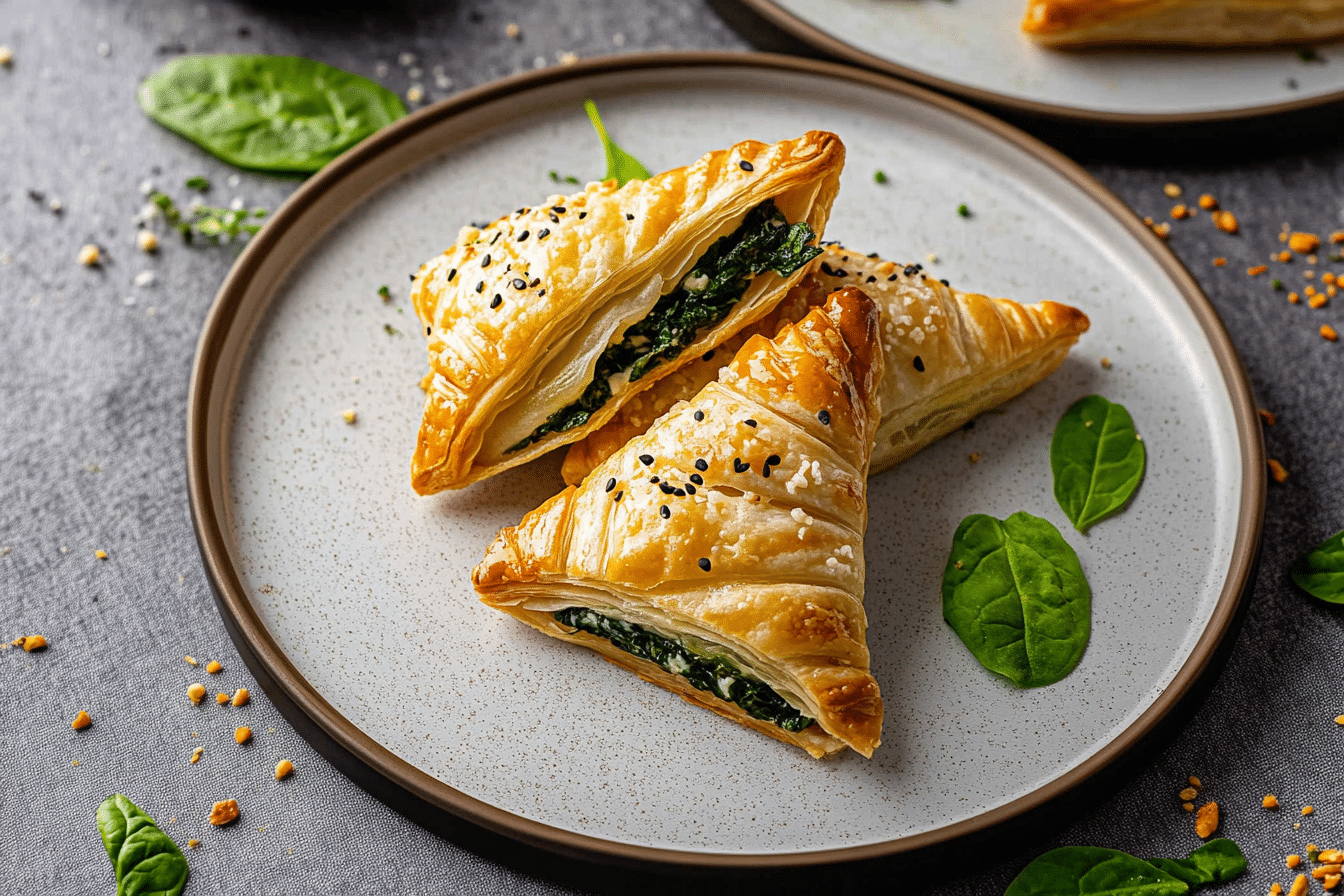 Spinach Cheese Puffs