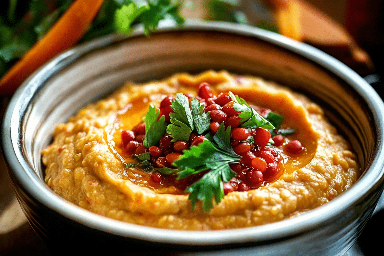 Sweet Potato Red Lentil Dip