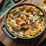 Easy Sun-Dried Tomato Spinach Artichoke Dip