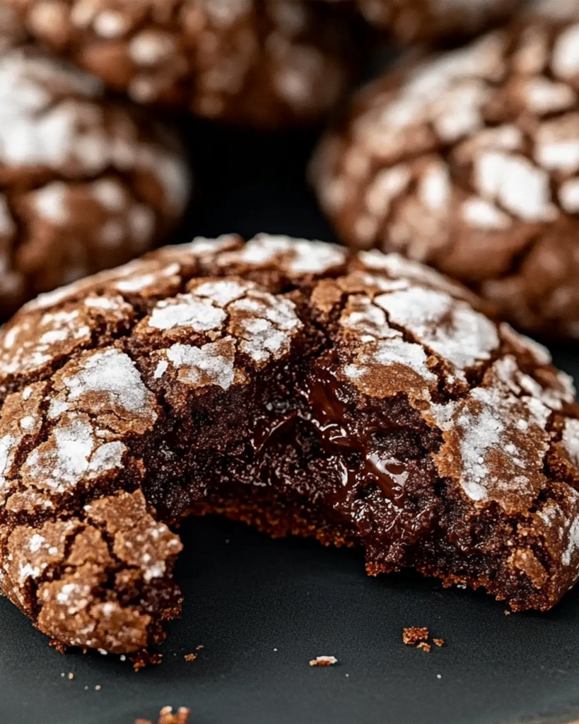 Easy Chocolate Crinkle Cookies