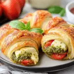 Pesto Caprese Croissants