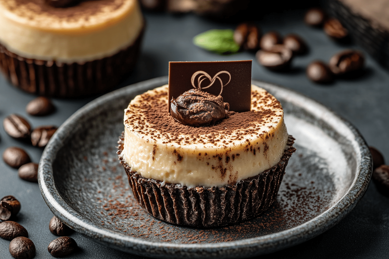 Mini Espresso Cheesecakes