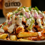 Chicken Al Pastor Loaded Fries