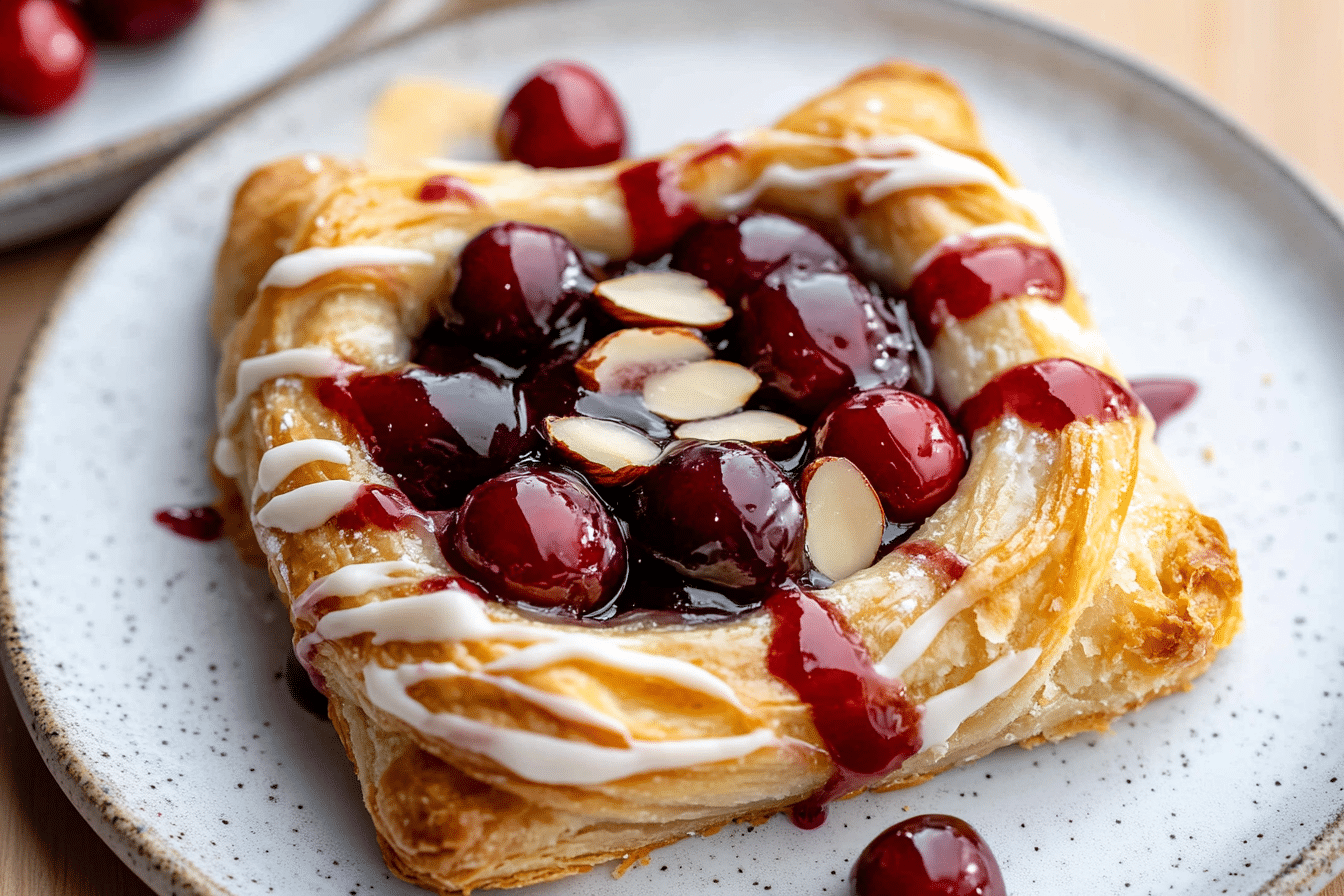 Cherry Almond Danish