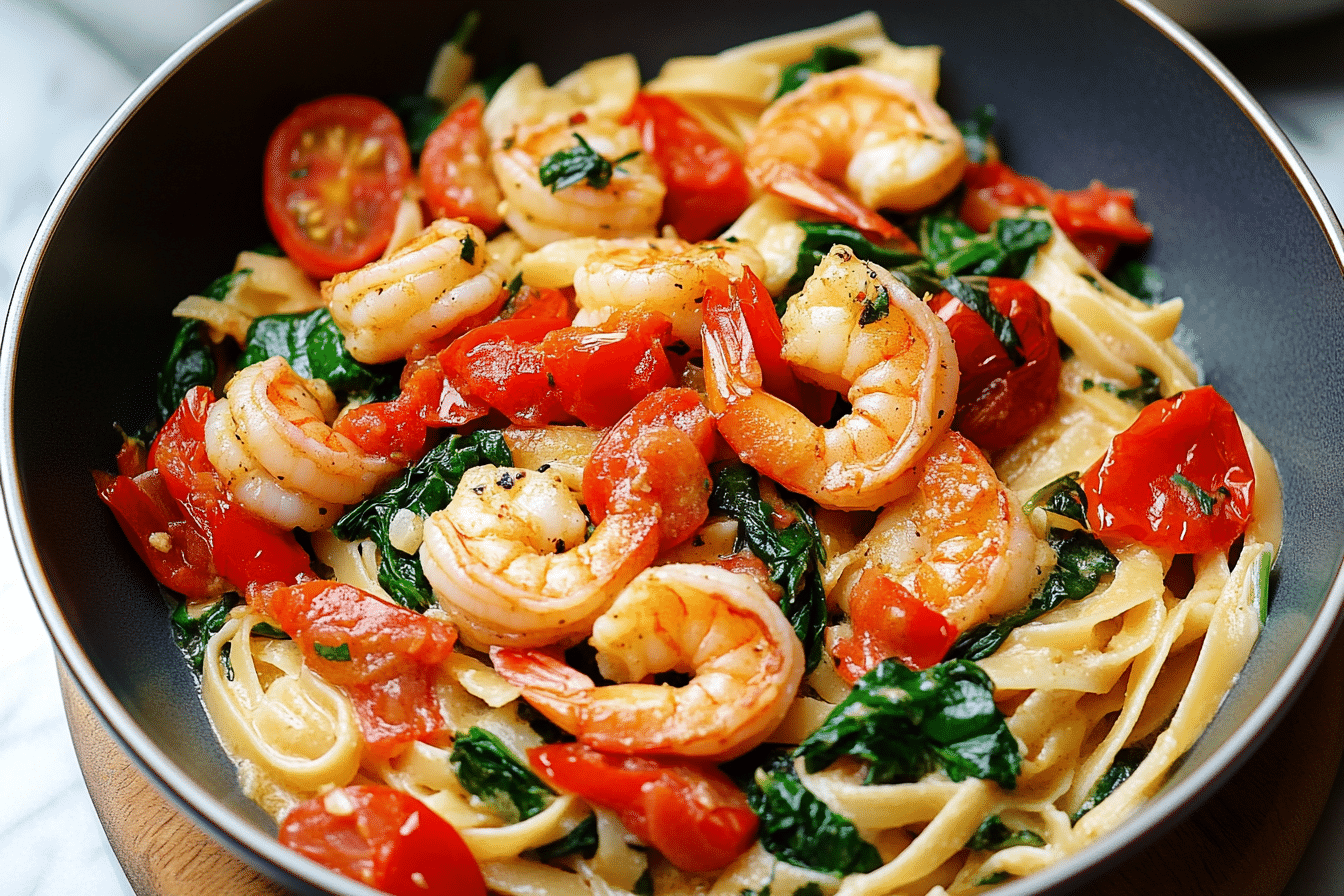 Garlic Butter Shrimp Pasta