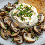 Whipped Camembert Butter with Mushrooms