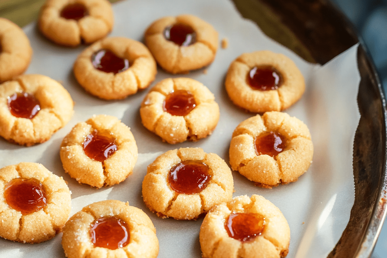 Almond Flour Thumbprint Cookies