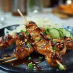 Grilled Sesame Chicken Skewers