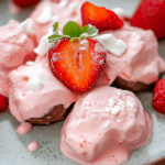 Frozen Strawberry Yogurt Bites