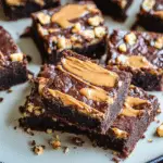 Healthy Banana Peanut Butter Brownies
