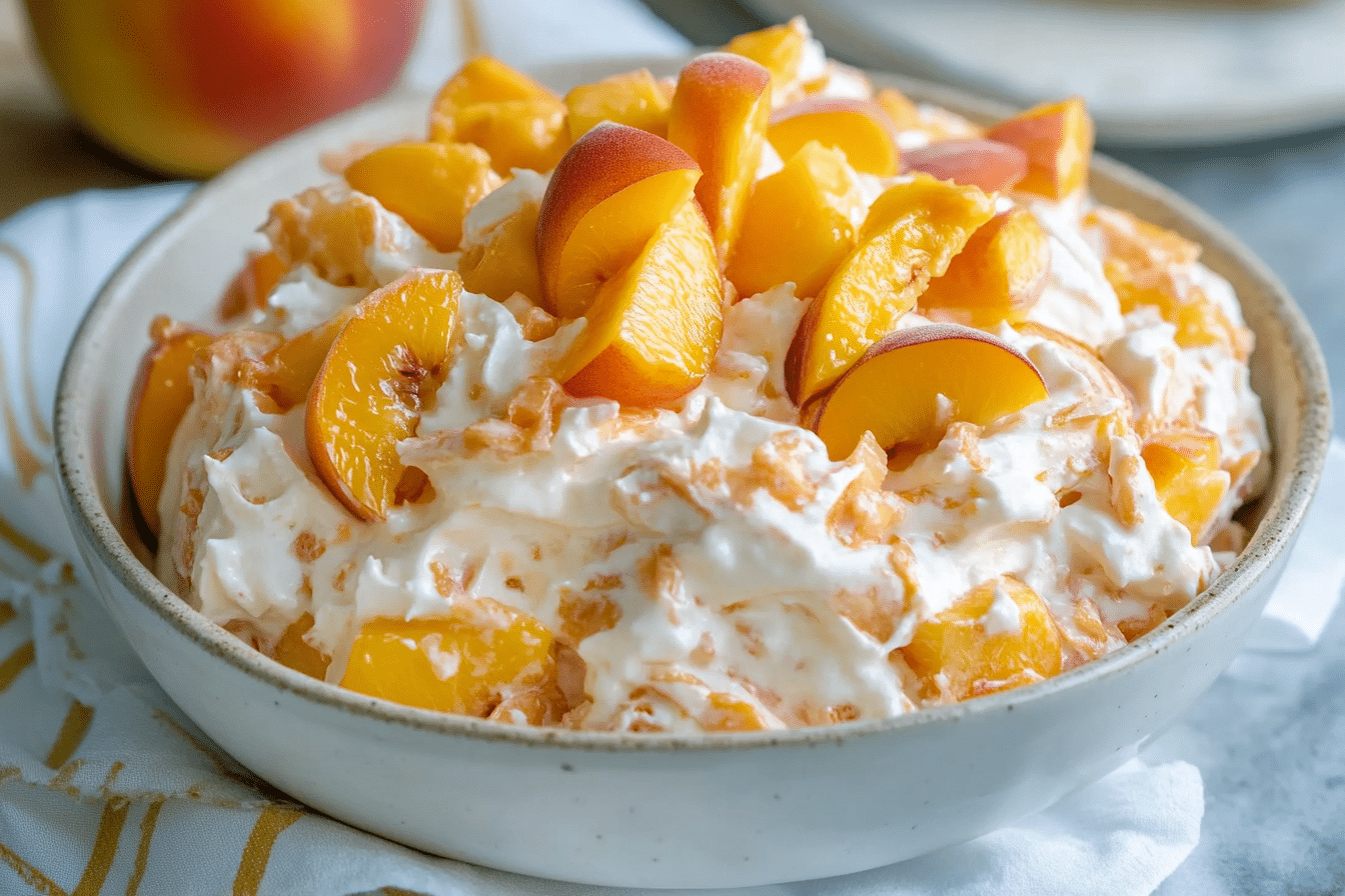 Millionaire Peach Salad