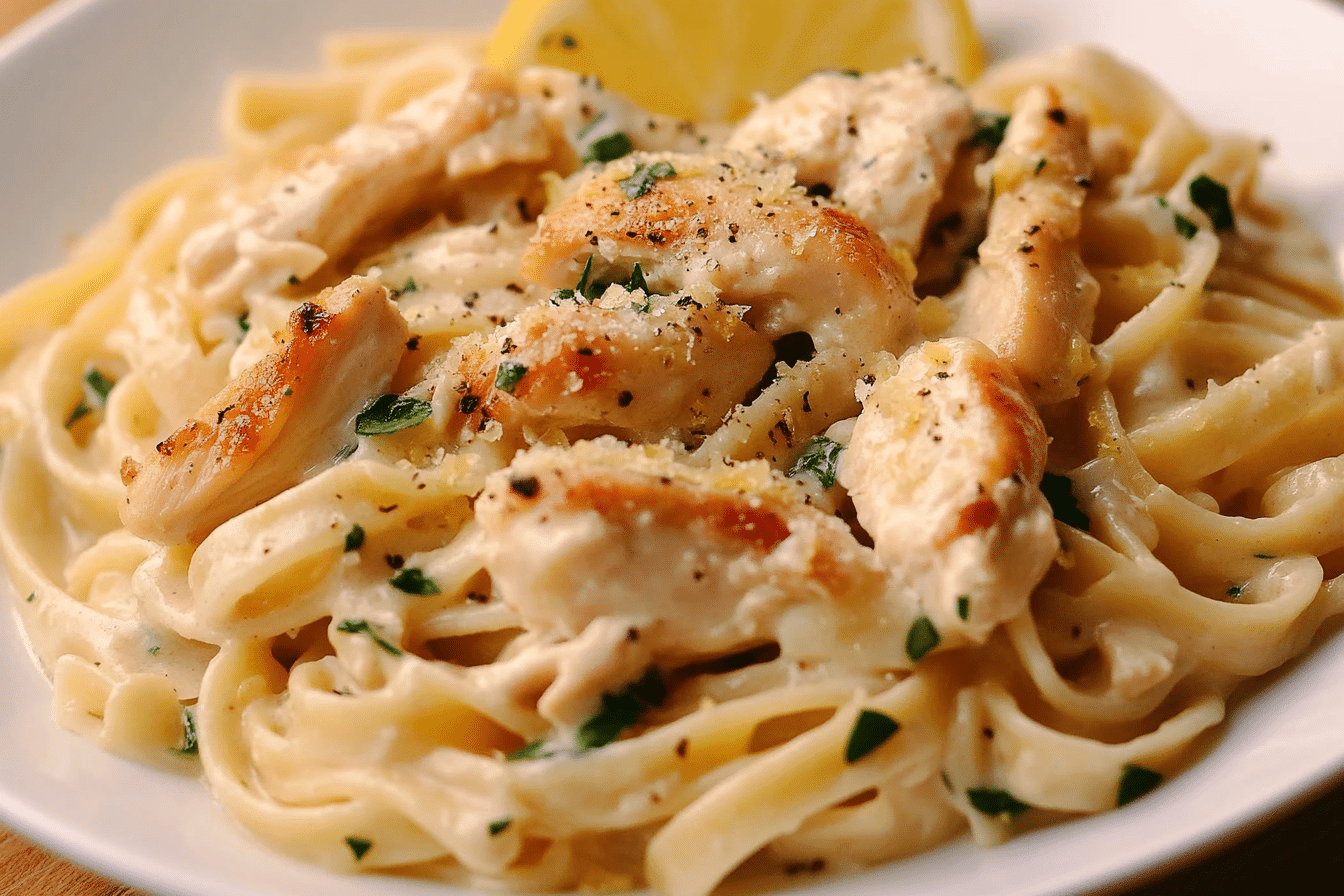 Creamy Lemon Garlic Pasta