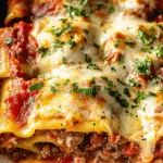 Beef and Cheese Manicotti