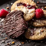 Salted Chocolate Lace Cookies