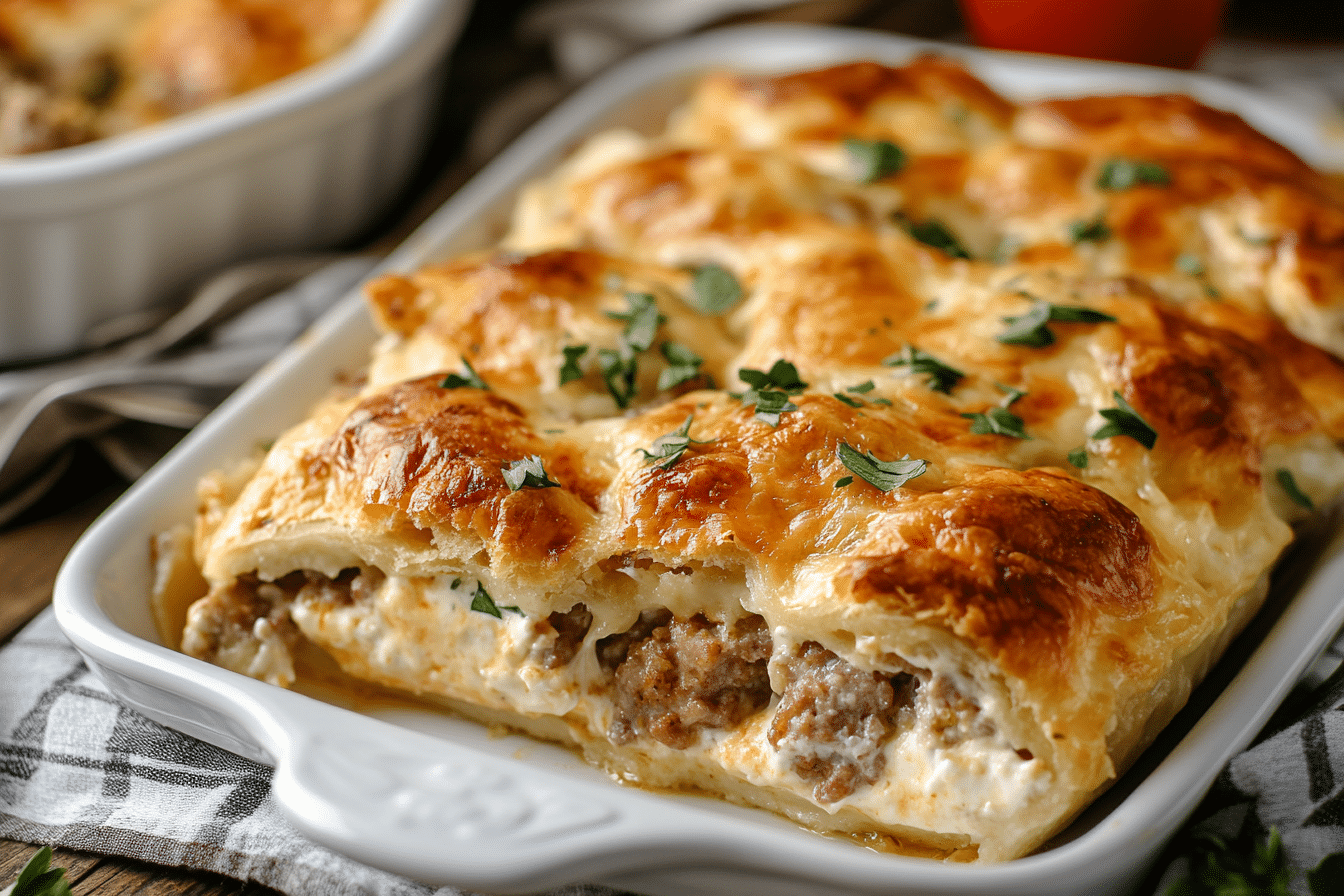 Sausage Cream Cheese Casserole